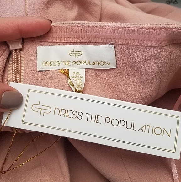 Dress the Population Ellen pink gown - Picture 6 of 8